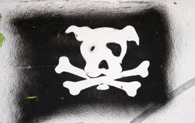 Graffity şehir sokak üzerinde 