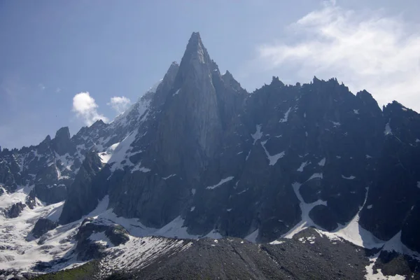 Increíble Mont Blanc montaña — Foto de Stock