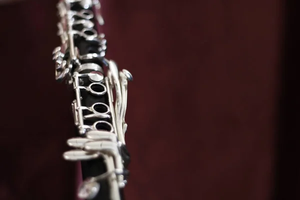 Instrumento musical: clarinete — Fotografia de Stock