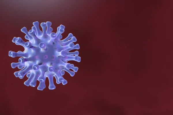 Illustration Fruktansvärd Nytt Virus Angriper Planeten Jorden Symbolisk Bild Den Stockbild