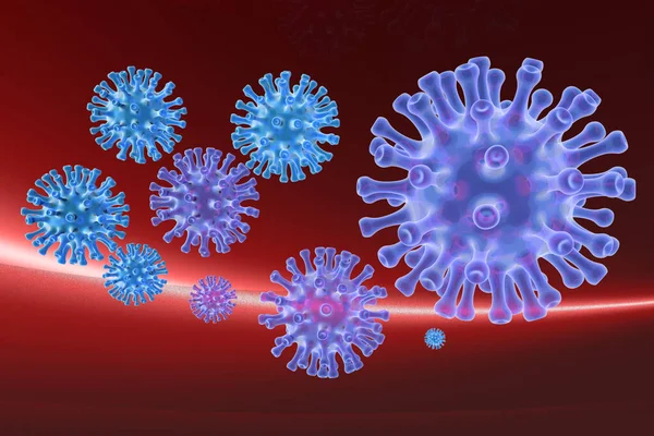 Illustration Horrible New Virus Infests Planet Earth Symbolic Image New Royalty Free Stock Photos