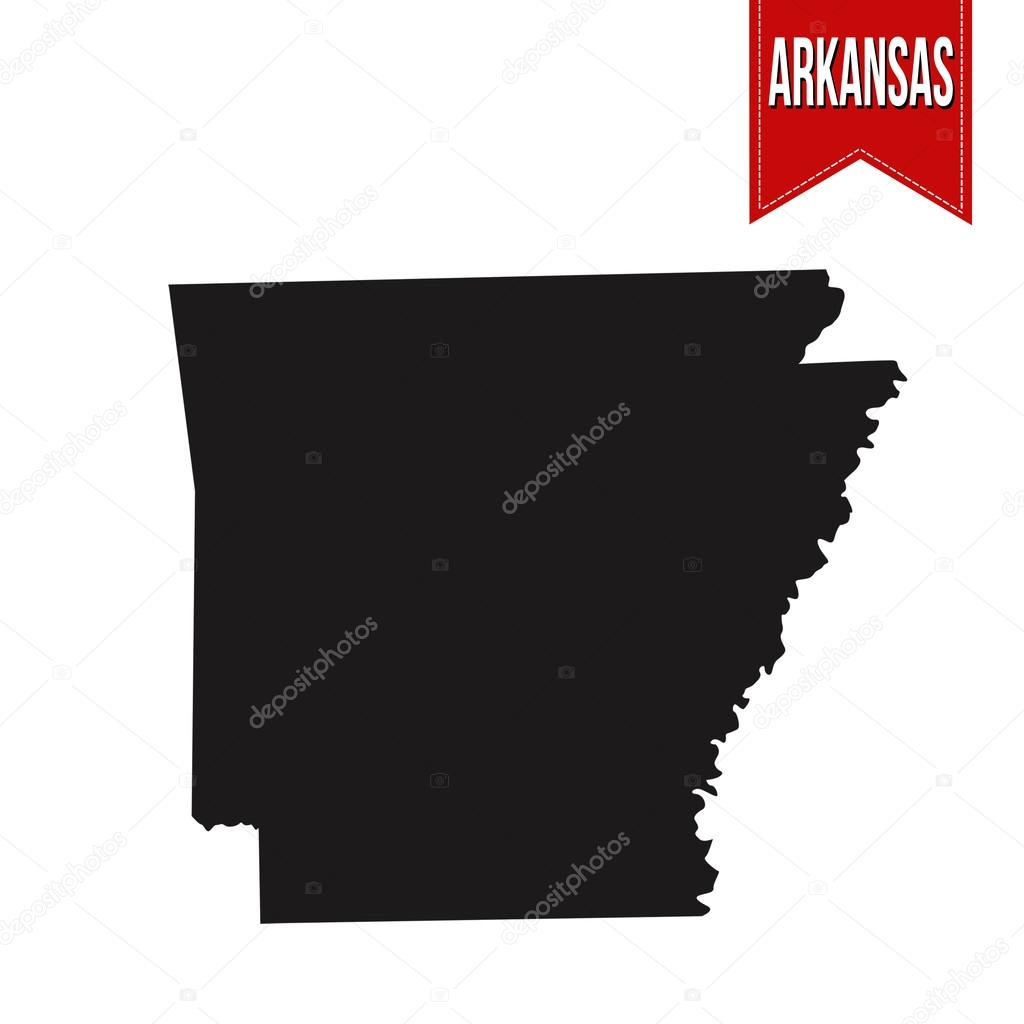 Map of Arkansas 