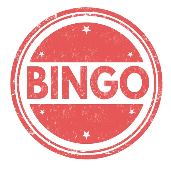 Bingo sign or stamp — Stock Vector