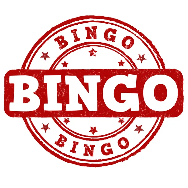 Bingo sign or stamp — Stock Vector