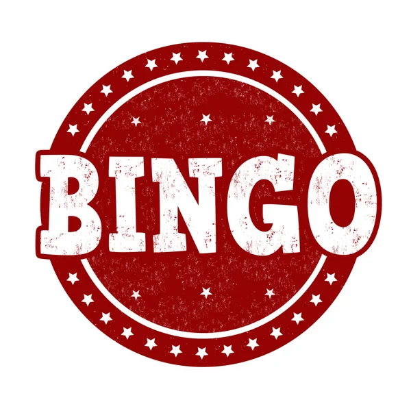 Bingo işareti veya damga — Stok Vektör