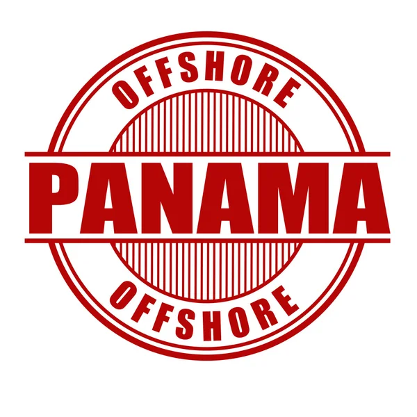 Panama offshore tecken eller stämpel — Stock vektor