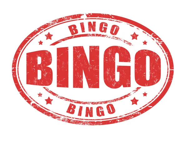 Bingo jel vagy bélyegző — Stock Vector