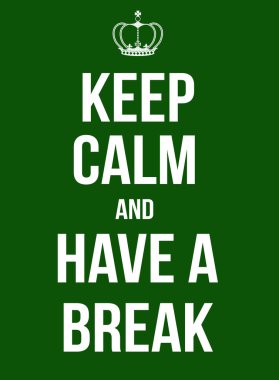 Sakin olun ve arası poster var