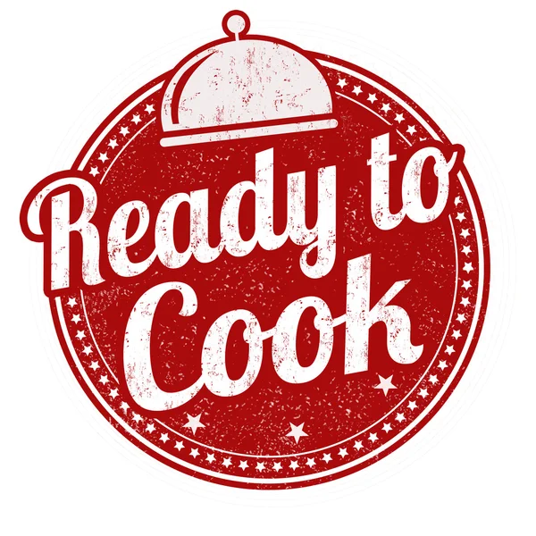 Ready to cook stamp — Stock Vector
