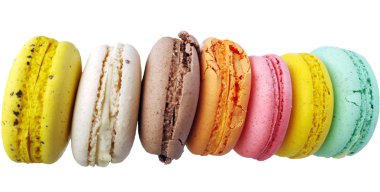 Tatlı ve renkli Fransız acıbadem kurabiyesi