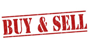 Satın almak ve satmak işareti ve damga