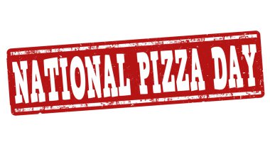 Pizza günü işareti veya damga