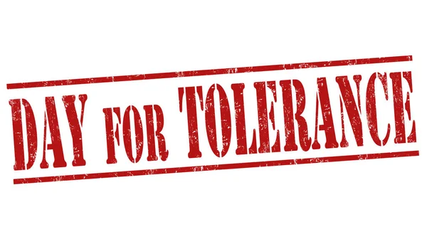 Jour pour le signe ou le timbre de tolérance — Image vectorielle
