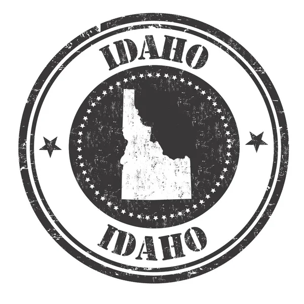 爱达荷州签字或者盖章 — 图库矢量图片