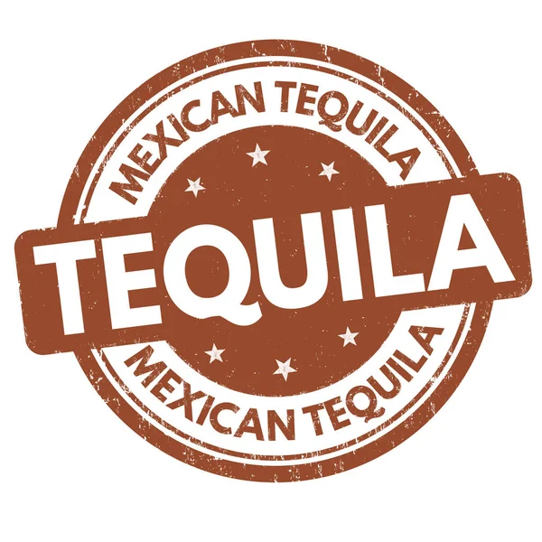 Tequila-Zeichen oder Stempel — Stockvektor