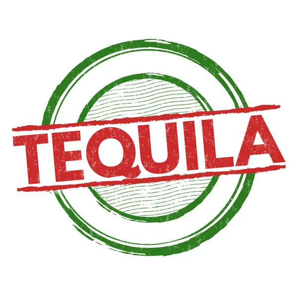 Signo o sello de tequila — Vector de stock