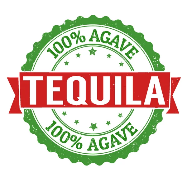 Tequila jel vagy bélyegző — Stock Vector