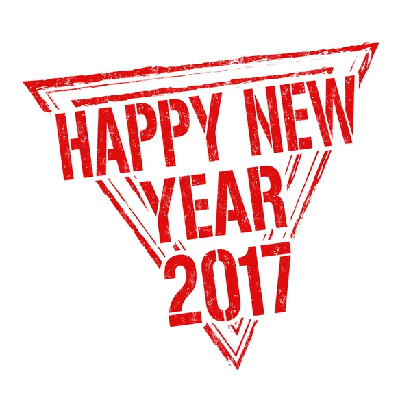 Happy new year sign or stamp — Stock Vector