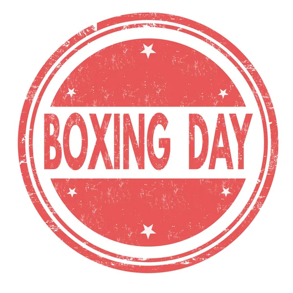 Boxing day sign or stamp — Stock Vector