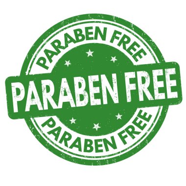 Paraben free sign or stamp clipart