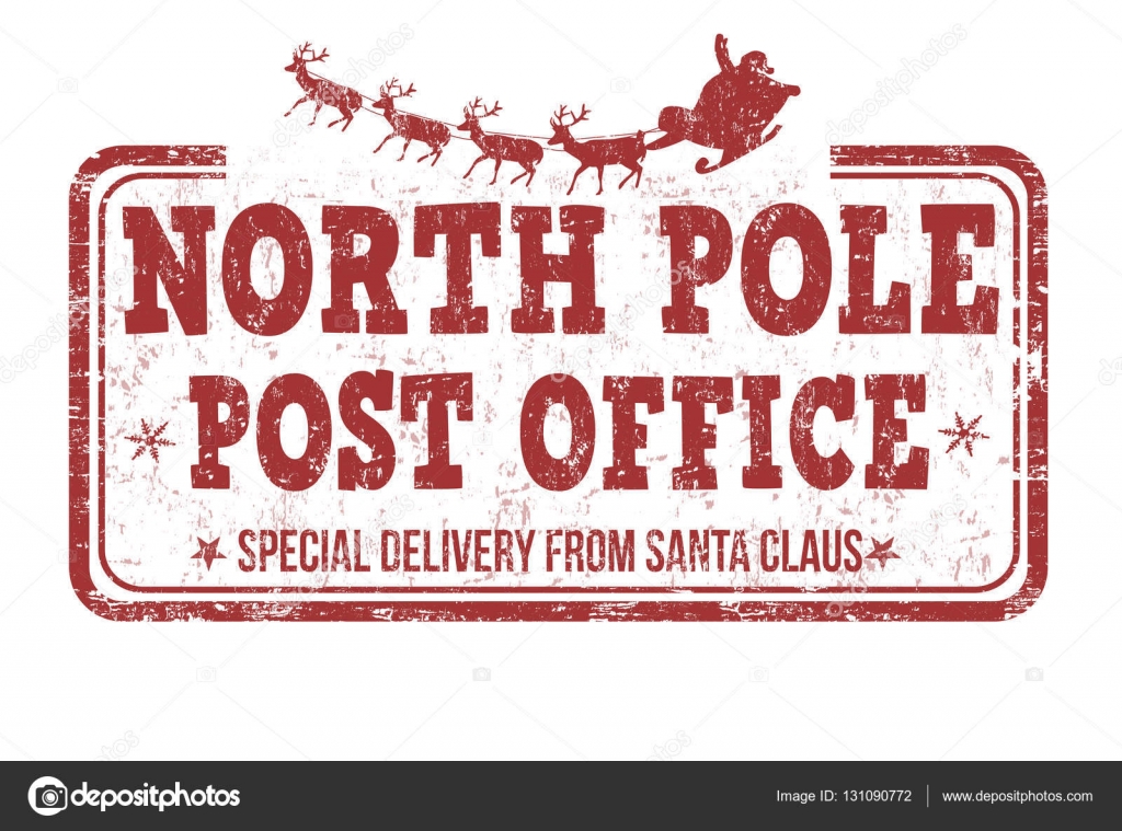 north-pole-post-office-sign-or-stamp-stock-vector-roxanabalint-131090772