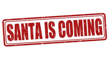 Santa işareti veya damga geliyor