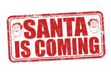 Santa işareti veya damga geliyor