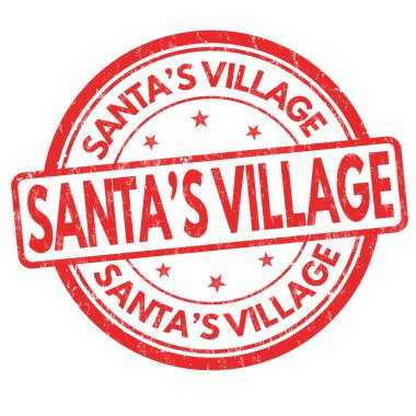 Noel Baba'nın köy işareti veya damga