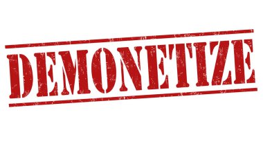 İşareti veya pul demonetize
