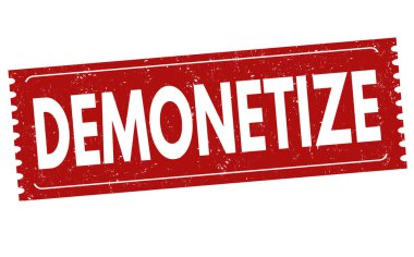 İşareti veya pul demonetize
