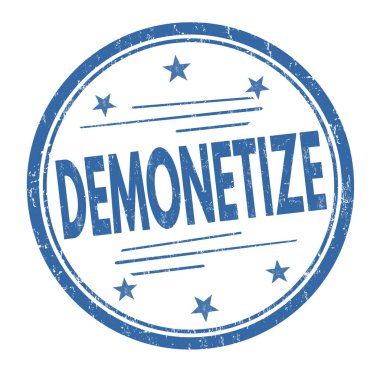 İşareti veya pul demonetize