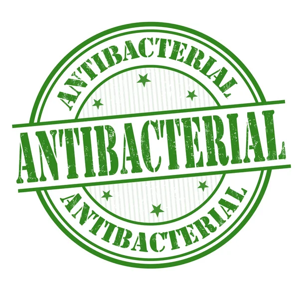 Signo o sello antibacteriano — Vector de stock