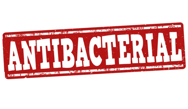 Signo o sello antibacteriano — Vector de stock