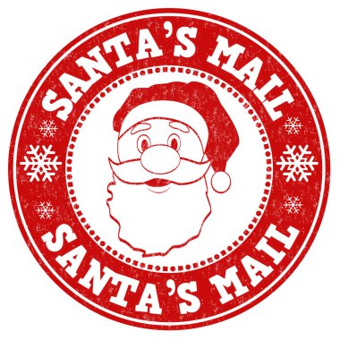 Noel Baba'nın posta işareti veya damga