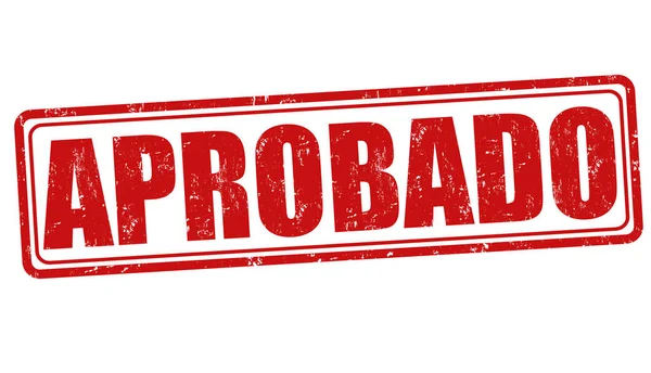 Aprobado (işareti veya damga onaylanmış)