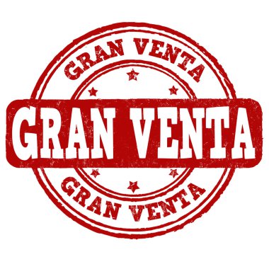Gran venta (büyük satış) işareti veya damga