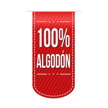 Yüzde yüz pamuk banner tasarımı