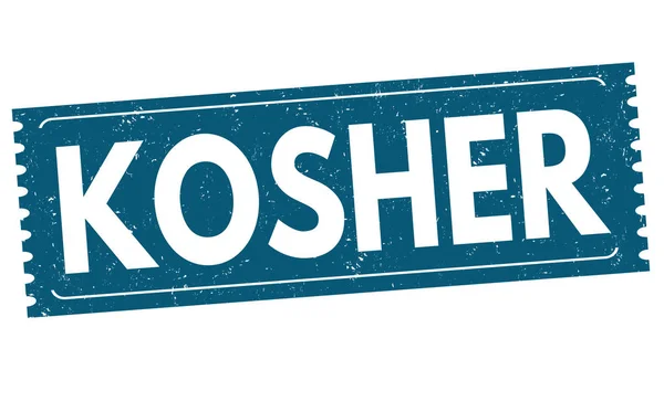 Kosher tecken eller stämpel — Stock vektor