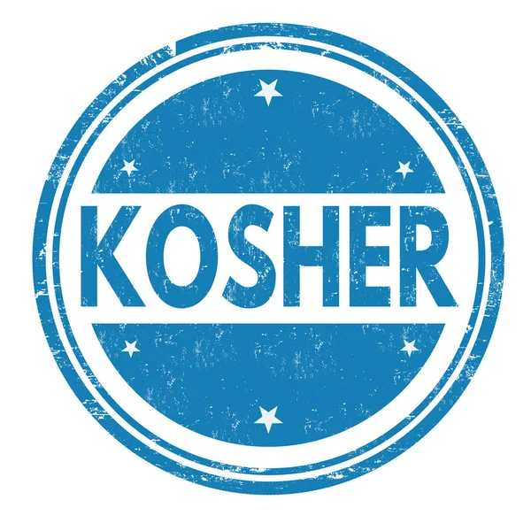 Kosher teken of stempel — Stockvector