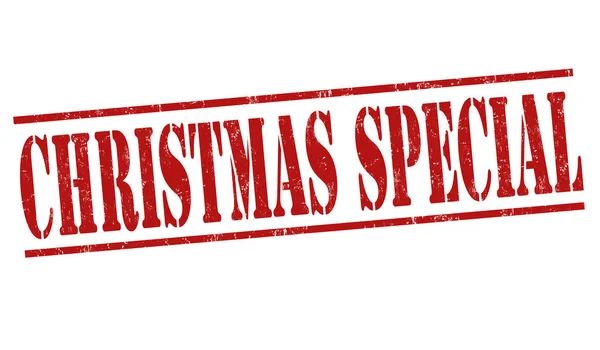 Sinal especial de Natal ou carimbo — Vetor de Stock