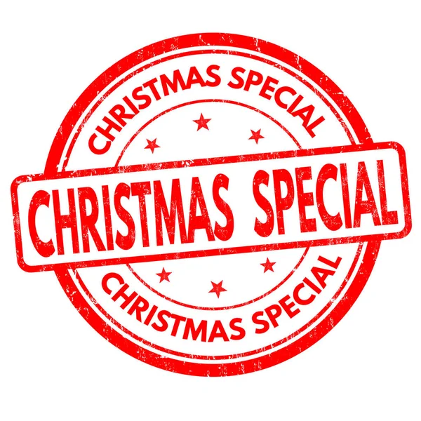 Signe ou timbre spécial de Noël — Image vectorielle