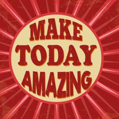 Bugün inanılmaz retro afiş tasarımı yapmak