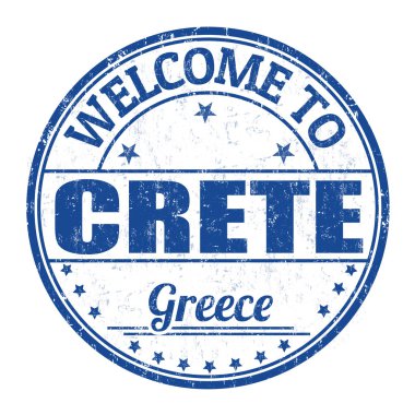 Crete işareti veya damga için hoş geldiniz