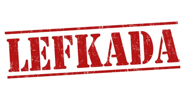 Znaczek o znak Lefkada — Wektor stockowy