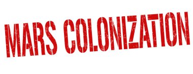 Mars kolonizasyon işareti veya damga