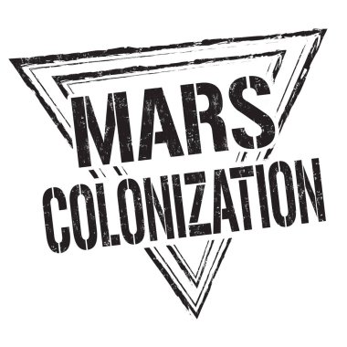 Mars kolonizasyon işareti veya damga