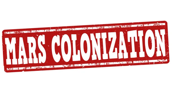 Mars kolonizasyon işareti veya damga