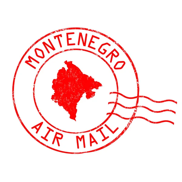 Montenegro stamp or sign — Stock Vector