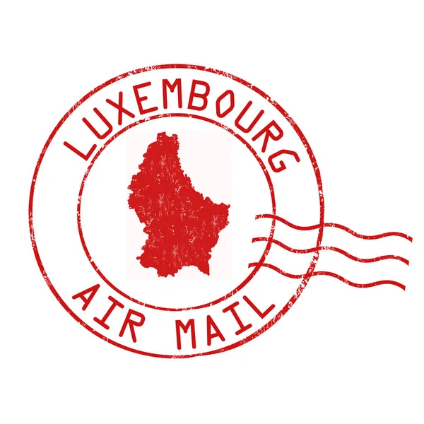 Luxembourg stamp or sign — Stock Vector