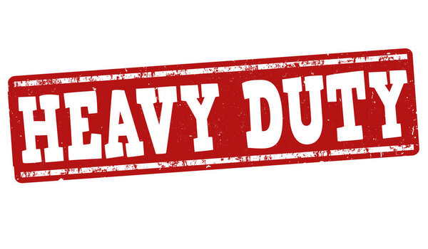 Heavy duty sign or stamp